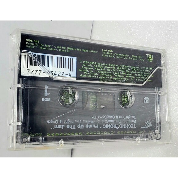 Technotronic Pump Up The Jam 1989 Cassette Tape Vintage Tested Works Old School - Picture 3 of 7
